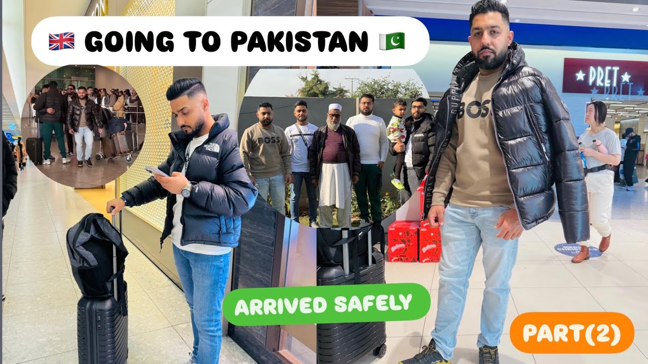 ARRIVED SAFLEY IN PAKISTAN 🇵🇰 TRAVELLING FROM UK 🇬🇧 TO PAKISTAN 🇵🇰 ISLAMABAD AIRPORT #vlog75