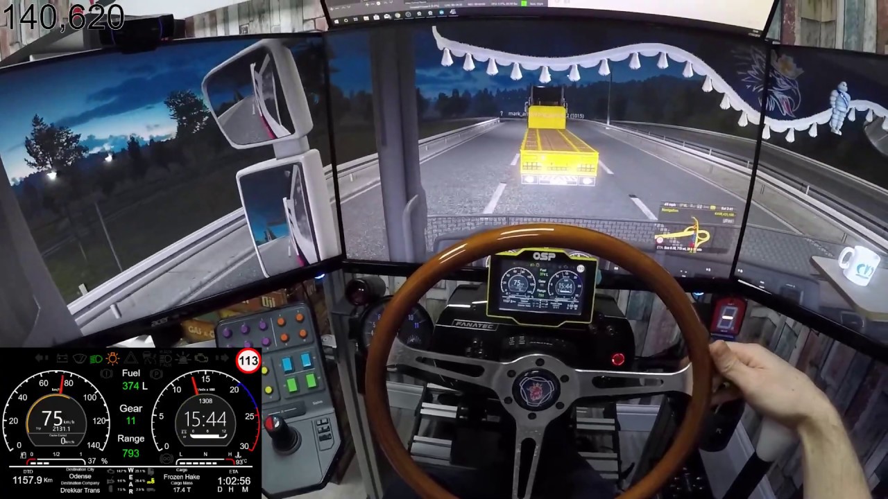 Euro Truck Simulator 2 / convoy with mark and Emma (none PG)