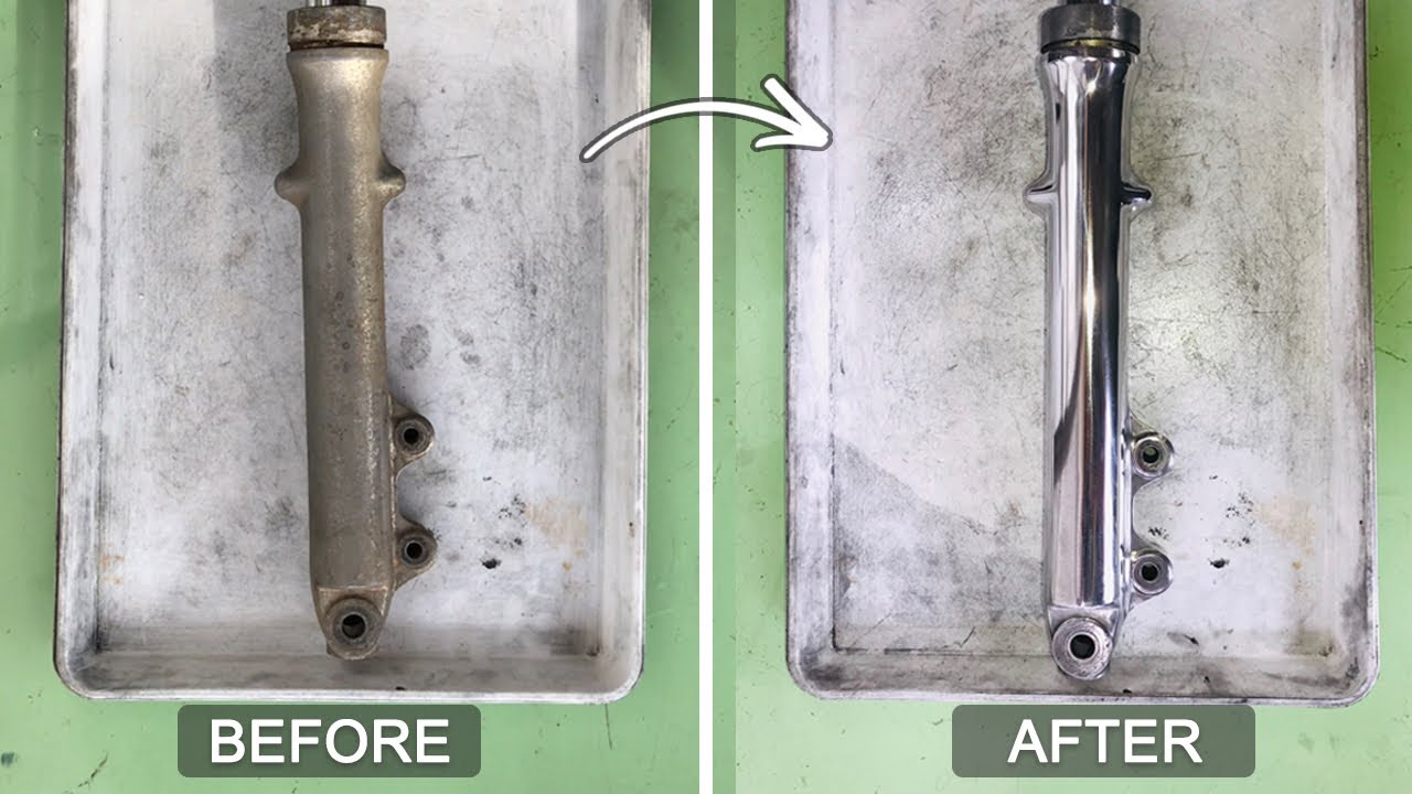 How to Polish Motorcycle Forks - Fork Restore