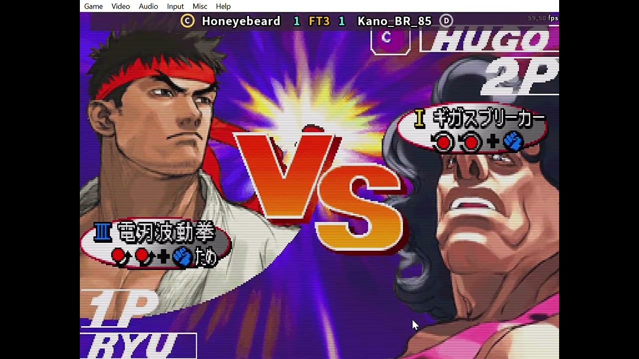 Kano_BR_85 VS Honeyebeard - Fightcade FT3 • Street Fighter III 3rd Strike