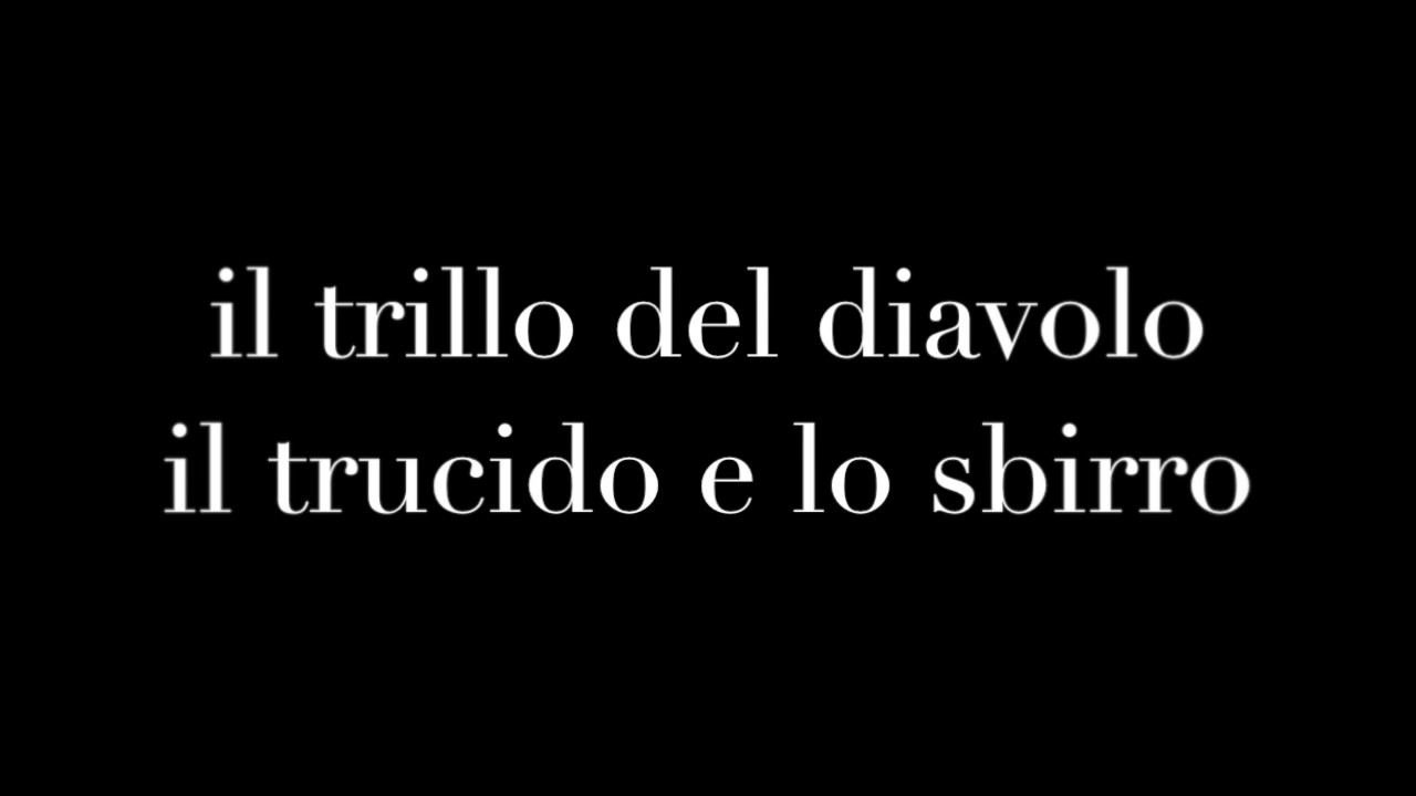 il trillo del diavolo il trucido e lo sbirro