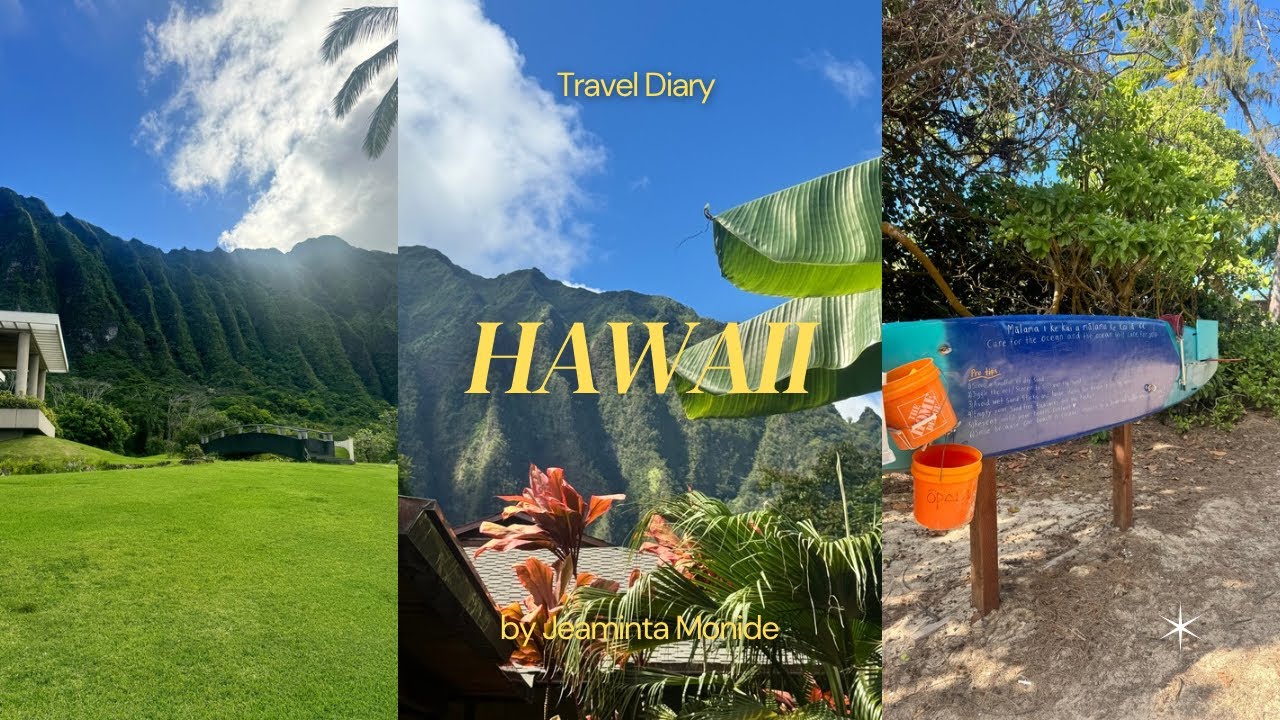 Travel Diary: HAWAII | Beach day, Luau, & more ! 