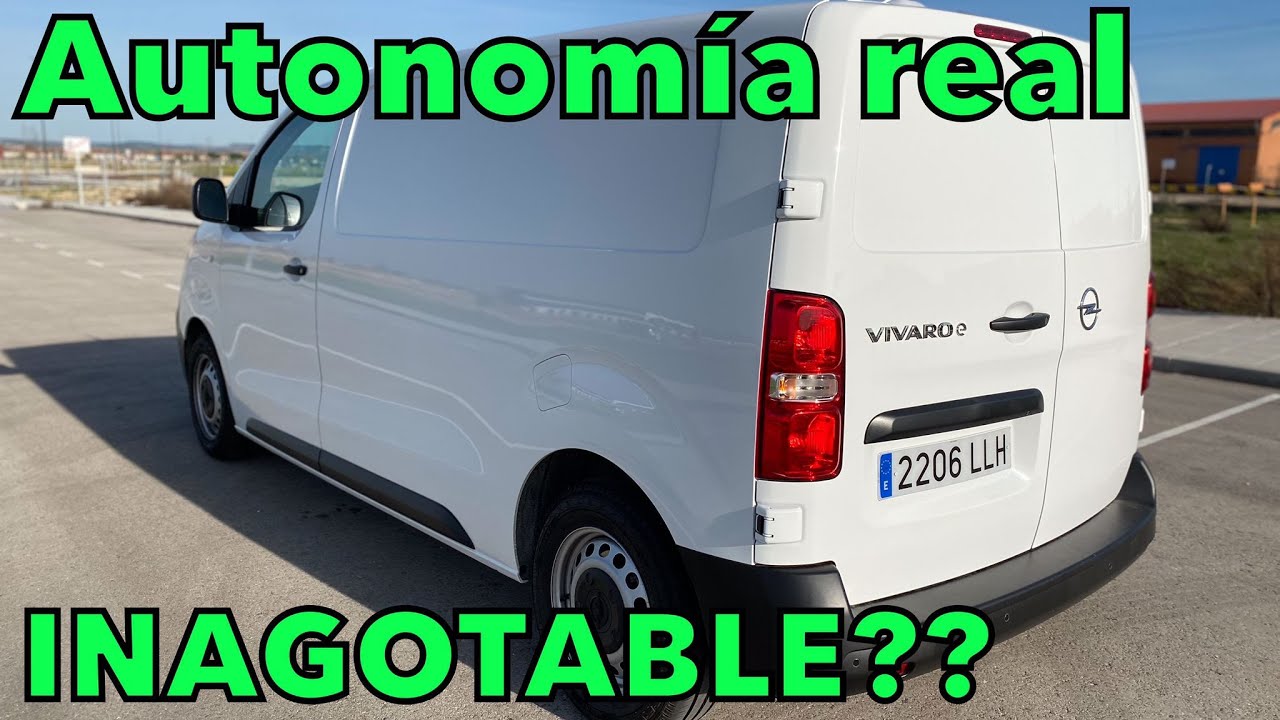 ¿Cuantos km reales puede recorrer una FURGONETA ELÉCTRICA? Autonomía Opel Vivaro-e 75 kWh MOTORK
