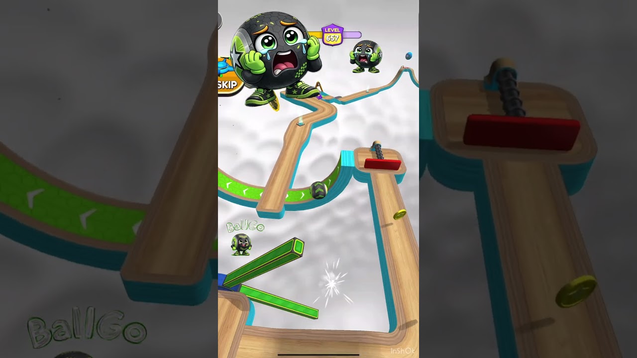 JUMP and JUMP and Collect the token | Going Balls Gameplay | #goingballs #gaming #ballgame #gameplay