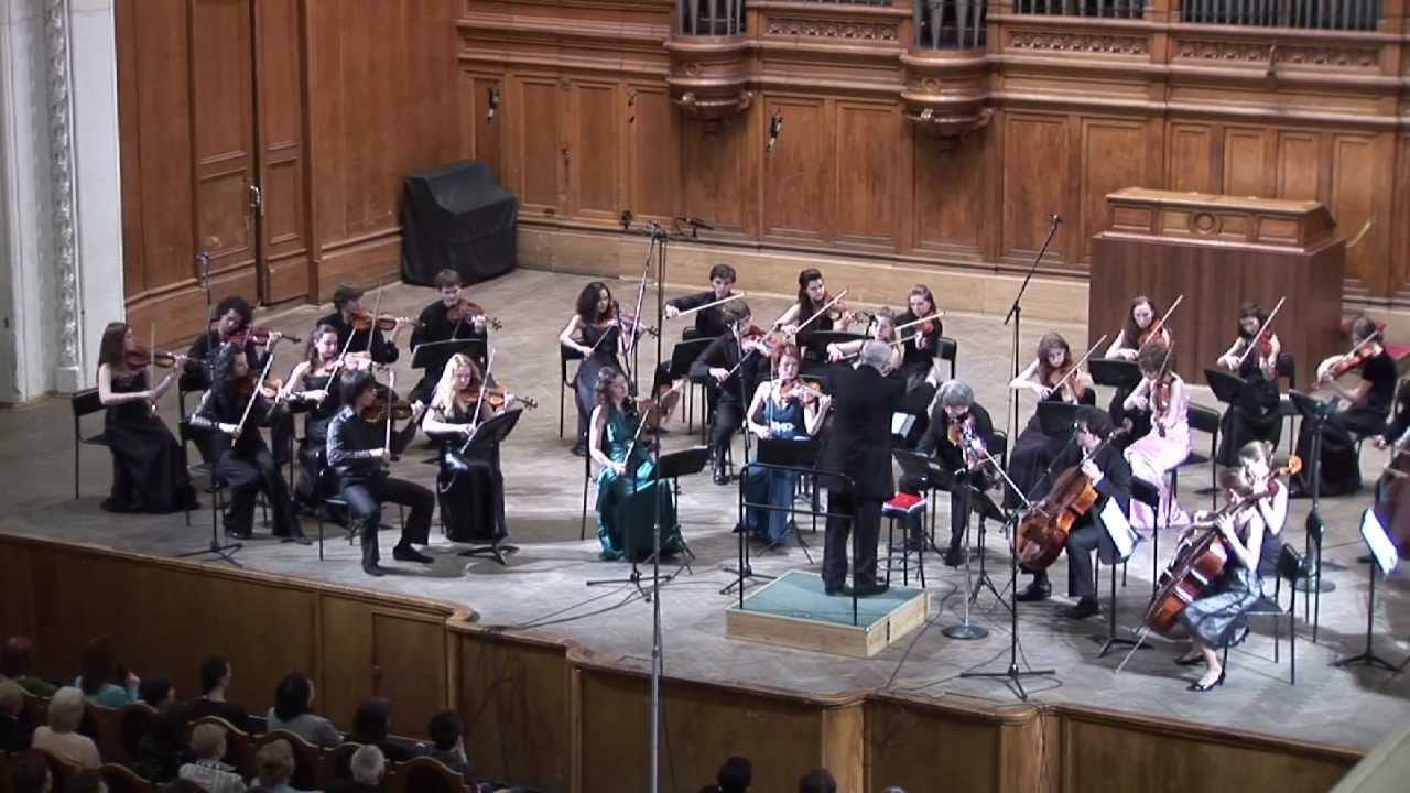 Elgar Introduction and Allegro, Op. 47 New Russian Quartet, Eduard Grach, Moscovia orchestra