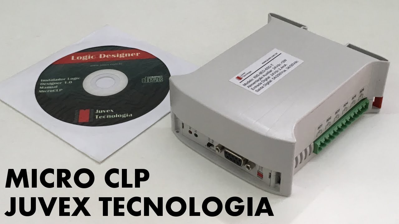 CLP (Controlador Lógico Programável) de baixo custo da Juvex Tecnologia!