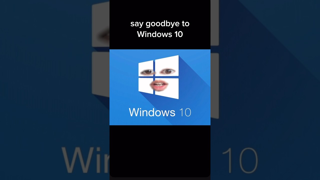 End of Windows 10 😢 #shorts