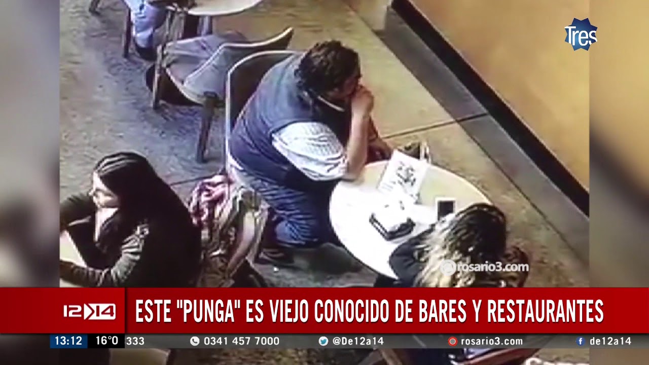 Punga del centro fue captado en pleno robo