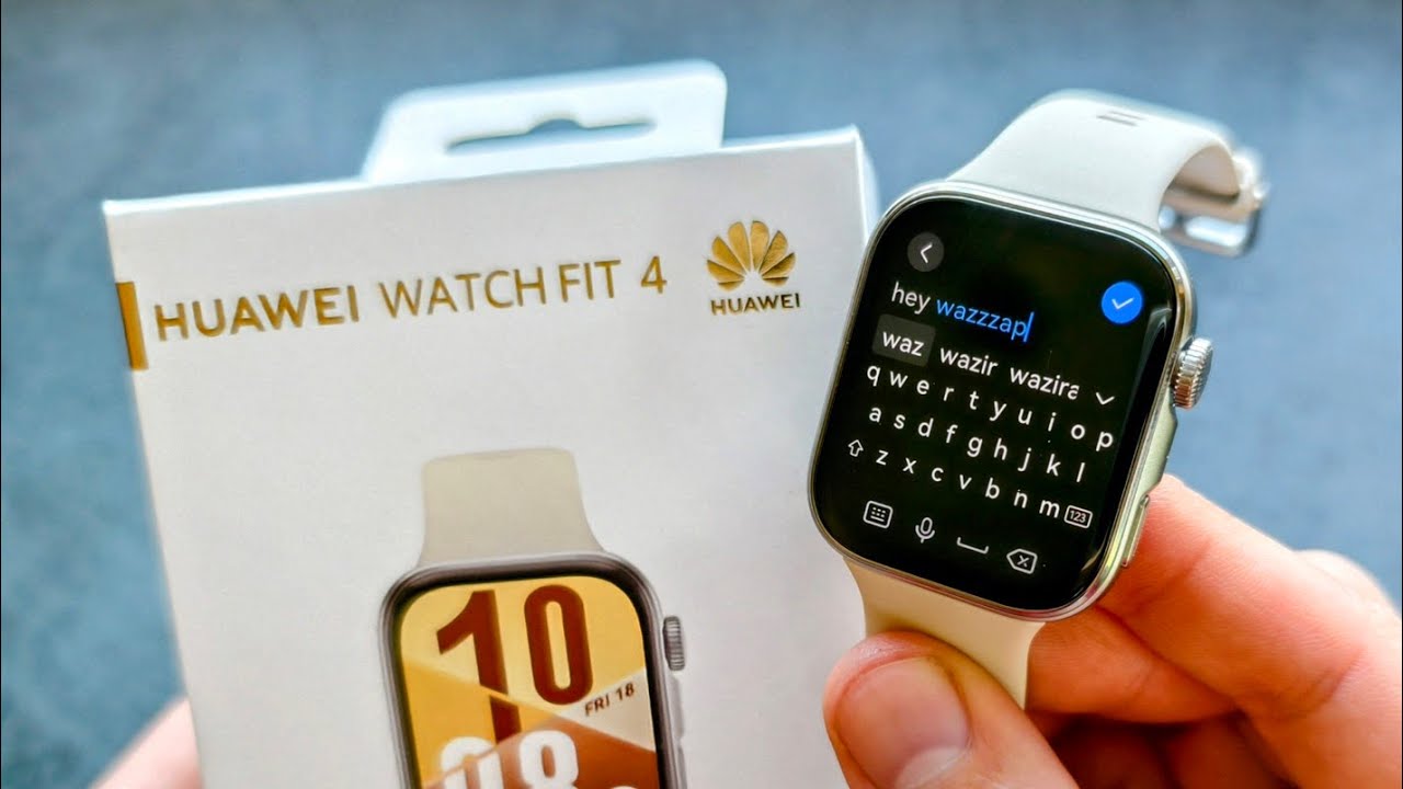 Huawei Watch Fit 4 / PRO - Keyboard & Replying to Messages & WhatsApp - iPhone IOS & Android