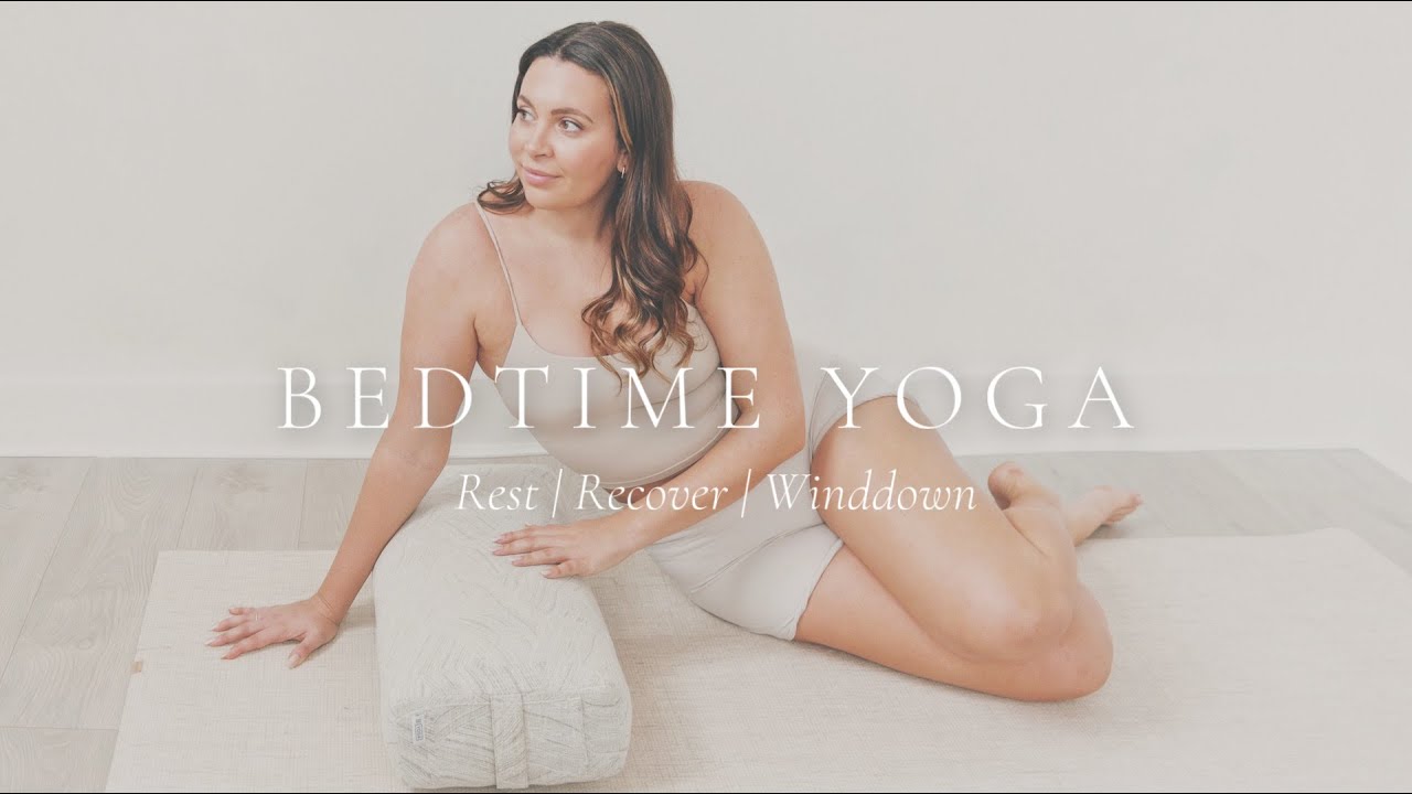 Bedtime yoga class🌙 10 min gentle yoga for rest, winding down, destress and relaxing