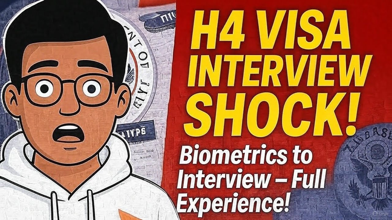 My H4 Visa Biometrics & Interview Experience 🇺🇲 #2025  | Mumbai & Hyderabad | #usa #india