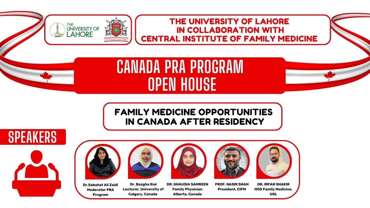 Canada PRA Program Open House | Family Medicine Opportunities in Canada | CIFM