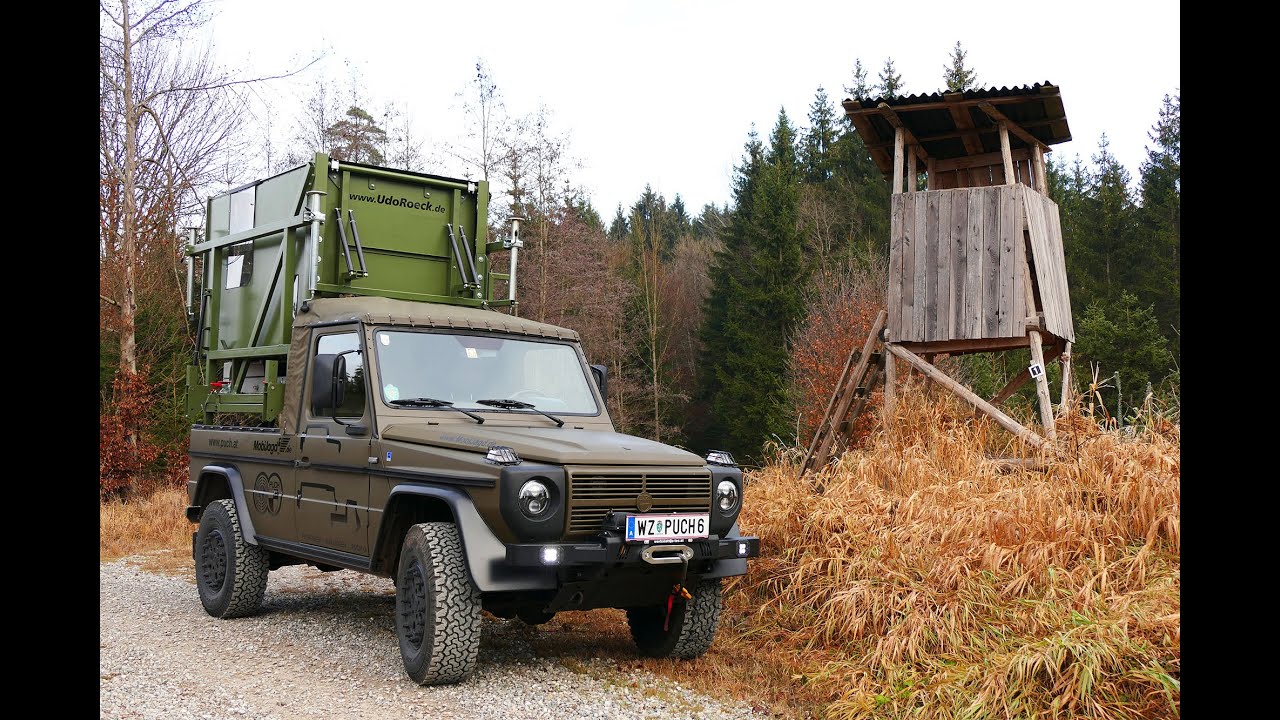 MobiJagd - Die Pickup Kanzel auf dem Puch 230 GE