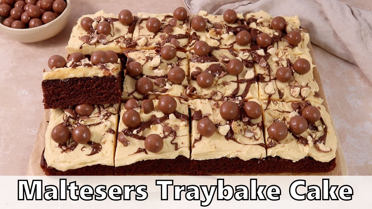 Maltesers Traybake Cake Recipe