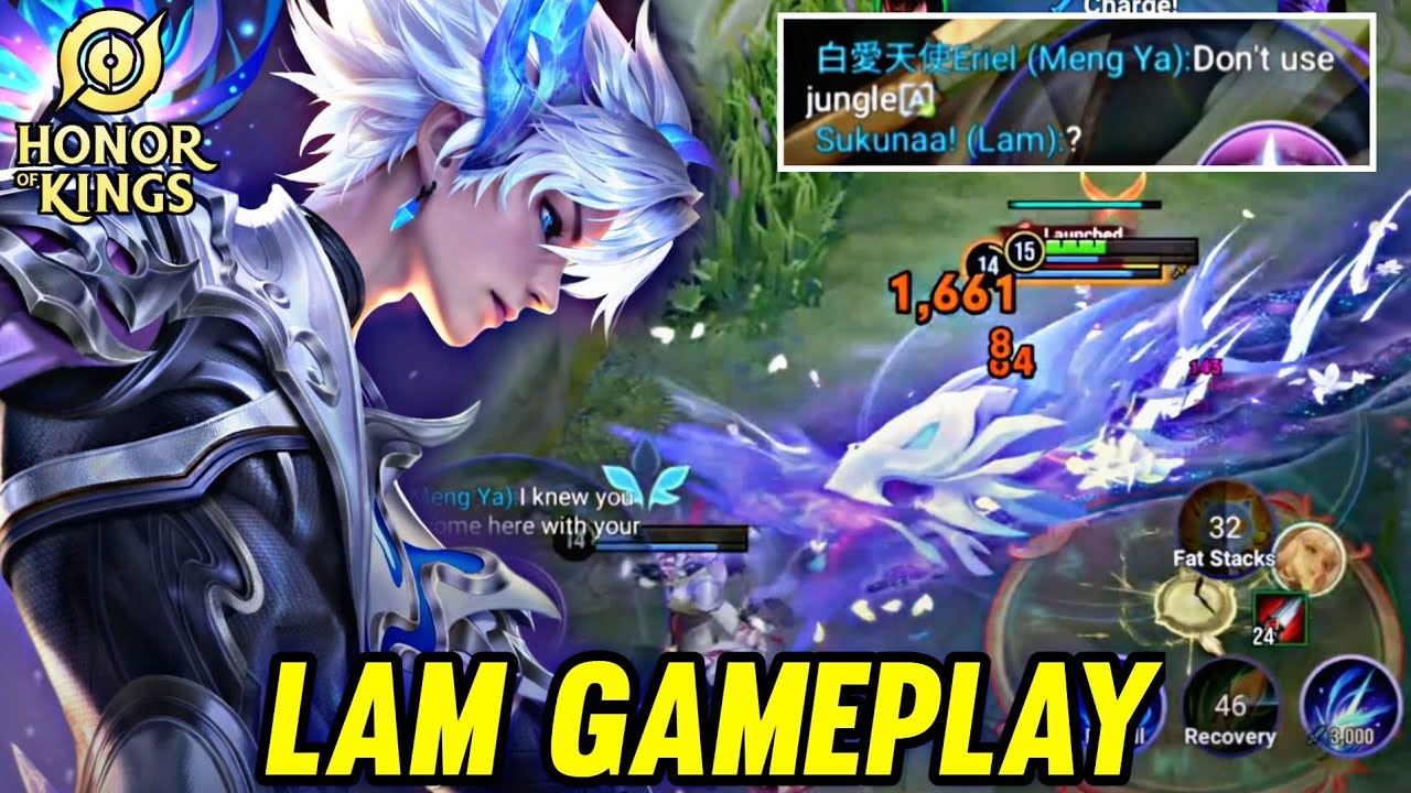 HOK : LAM GAMEPLAY | UNDERESTIMATED BY THE TEAM - HONOR OF KINGS