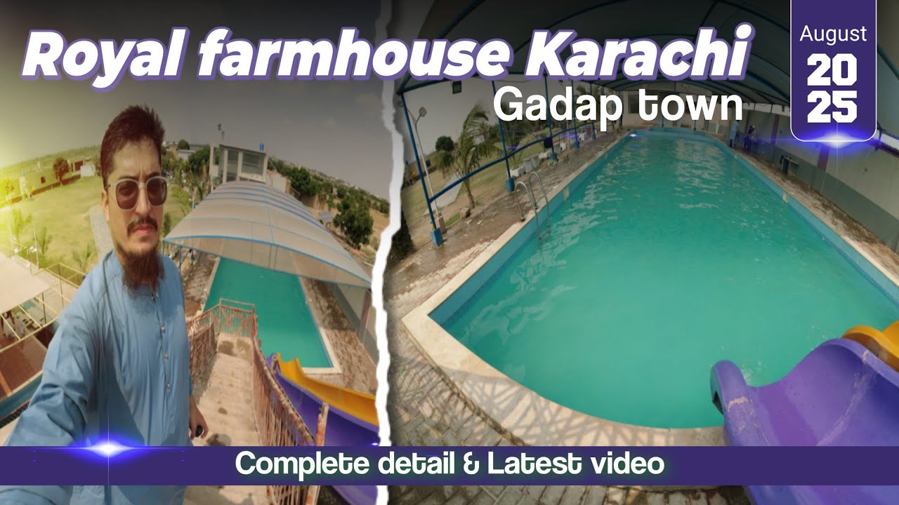 Royal farmhouse Karachi gadap town complete detail & latest video august 2025 | Umair You Yousufzai 