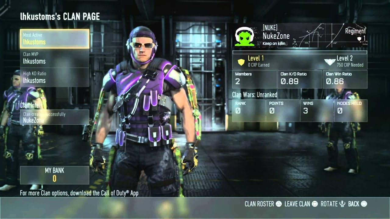 Call of Duty AW Clan Recruitment