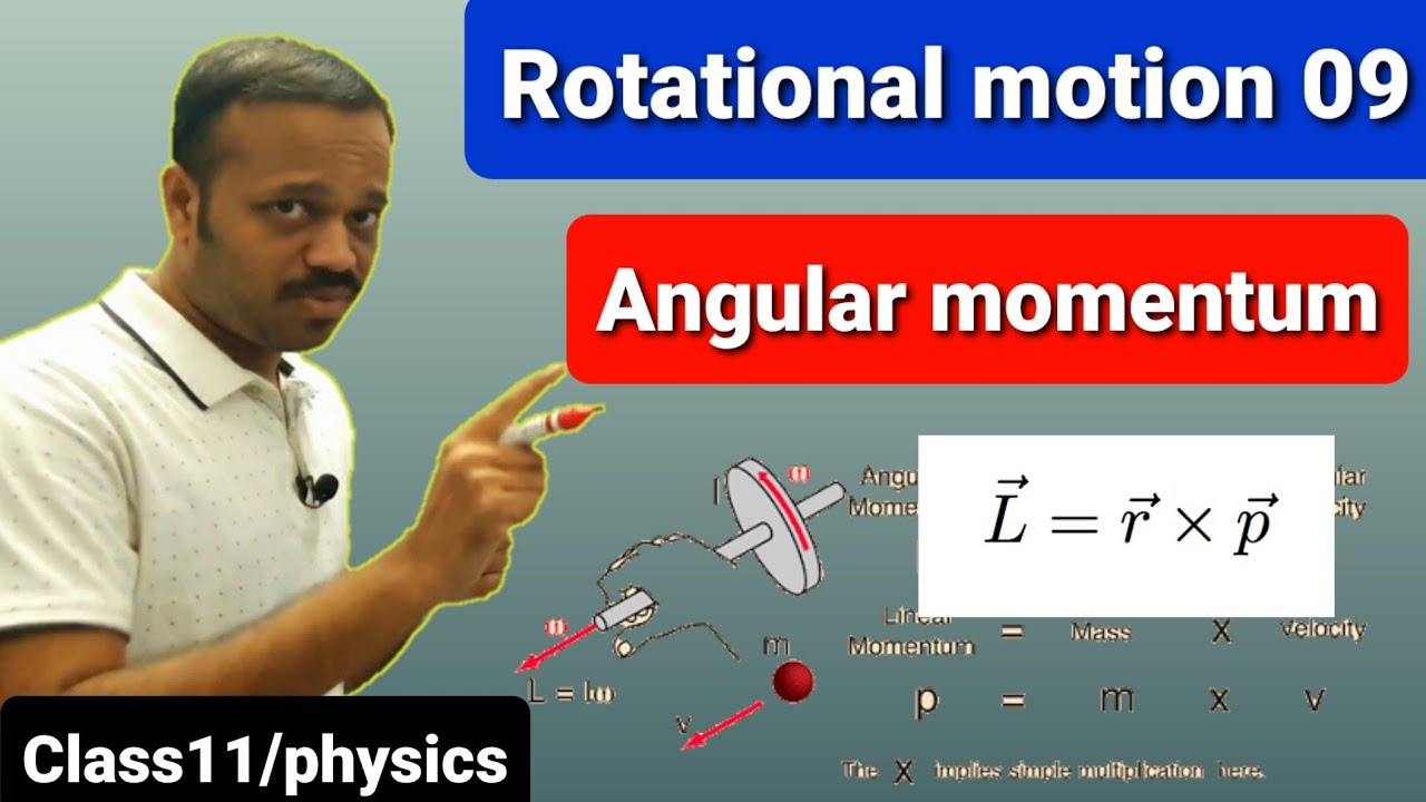 Rotational motion 09: Angular momentum of rigid body Class 11