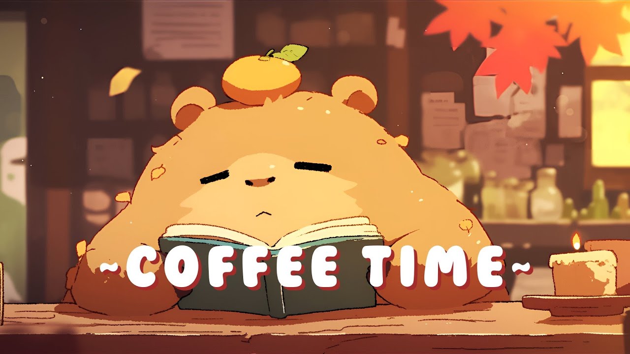 Lofi Capybara Radio - Relaxing Tunes Collection ~ Peaceful Moments ~ 🦫 🌙 📖