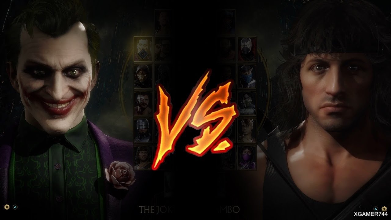 Mortal Kombat 11 - The Joker Vs. Rambo (VERY HARD)