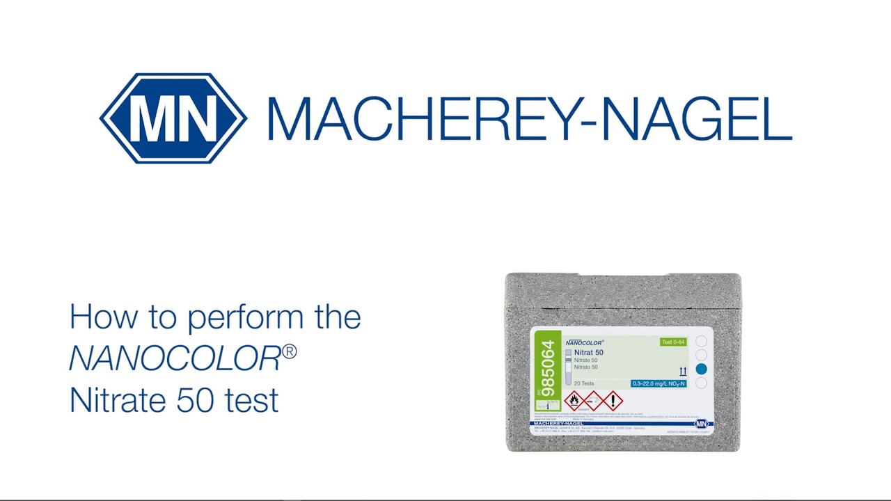 How to perform NANOCOLOR® Nitrate tube tests