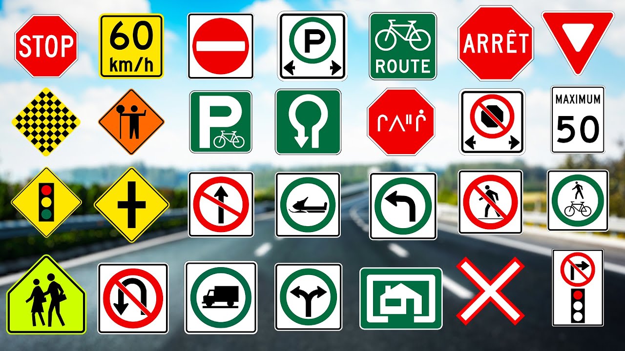 🚦 Canada&rsquo;s Essential Road Signs You Must Know! (Part 1) 🛑