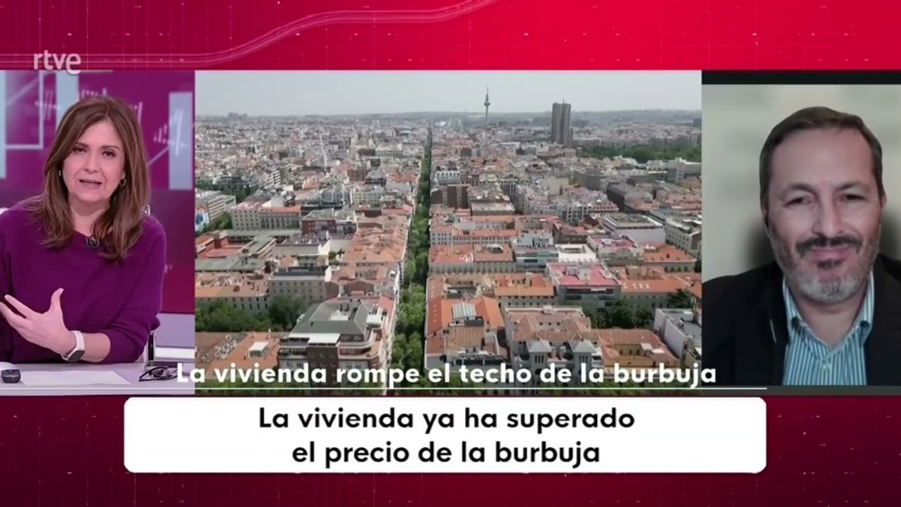 Intervención FAI Jose María Alfaro en Tve 24 horas. Datos INE precios vivienda. Noviembre 2025