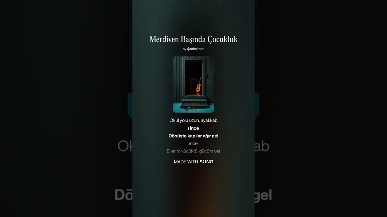 Merdiven Başında Çocukluk