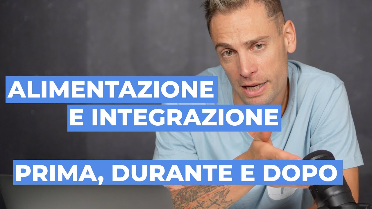ALIMENTAZIONE e INTEGRAZIONE prima, durante e dopo la gara