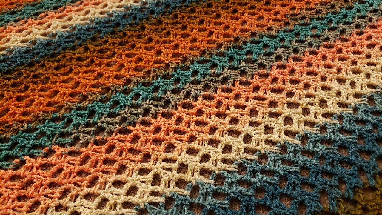 Lacy C2C Triangle Shawl - Crochet Tutorial!