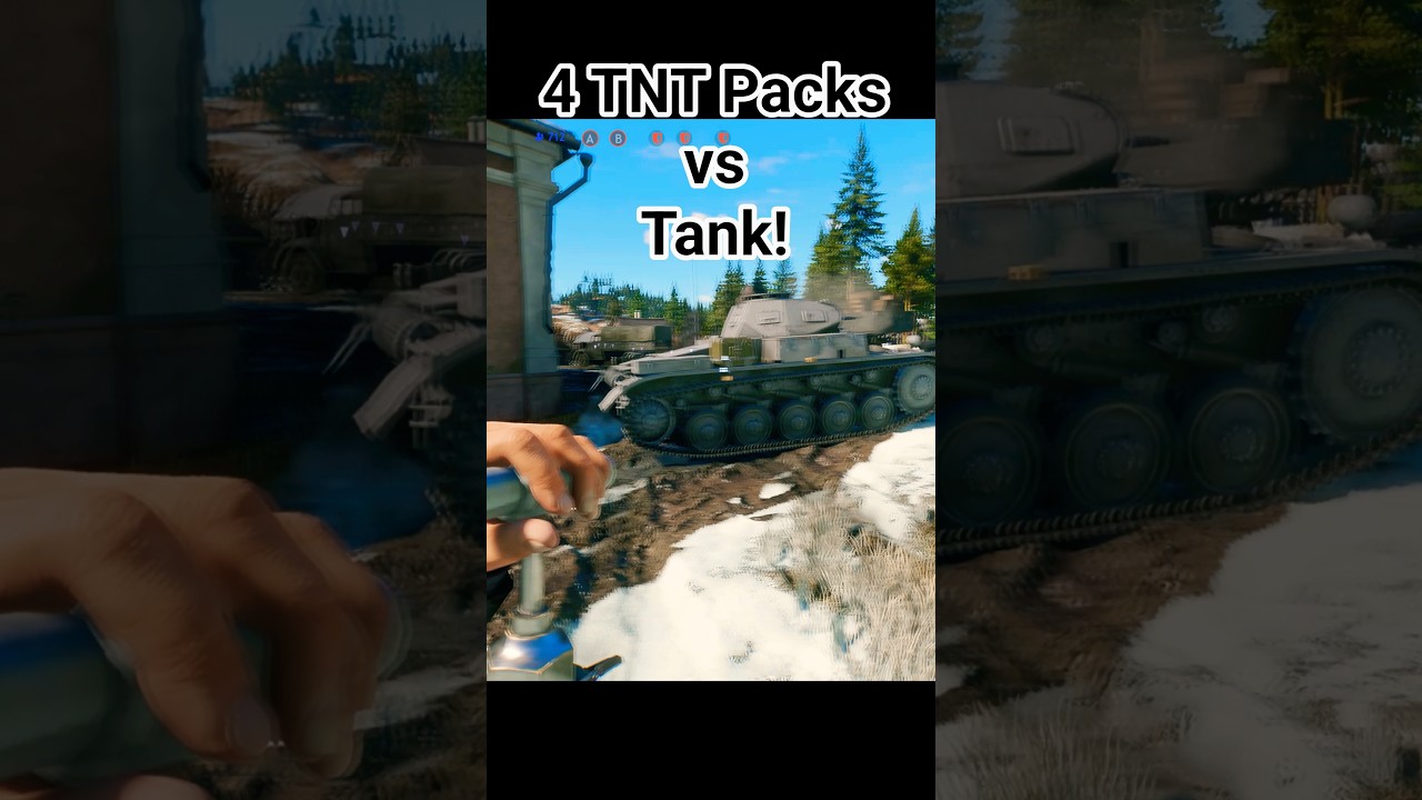 #Enlisted - 4 TNT packs on a light tank! #sabaton #Gaming