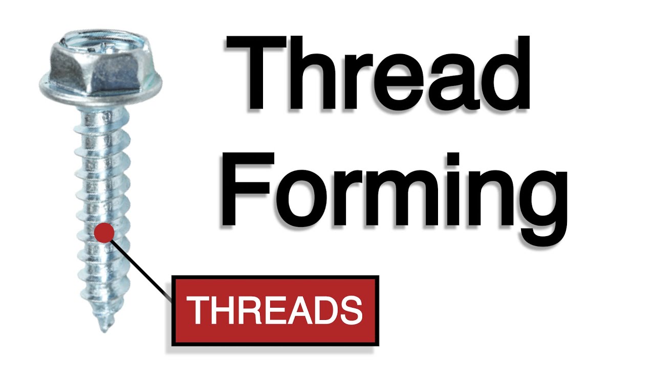 90 Second Threading - Thread Forming - Screw Threads - Bolt Threads - Screw Manufacturing