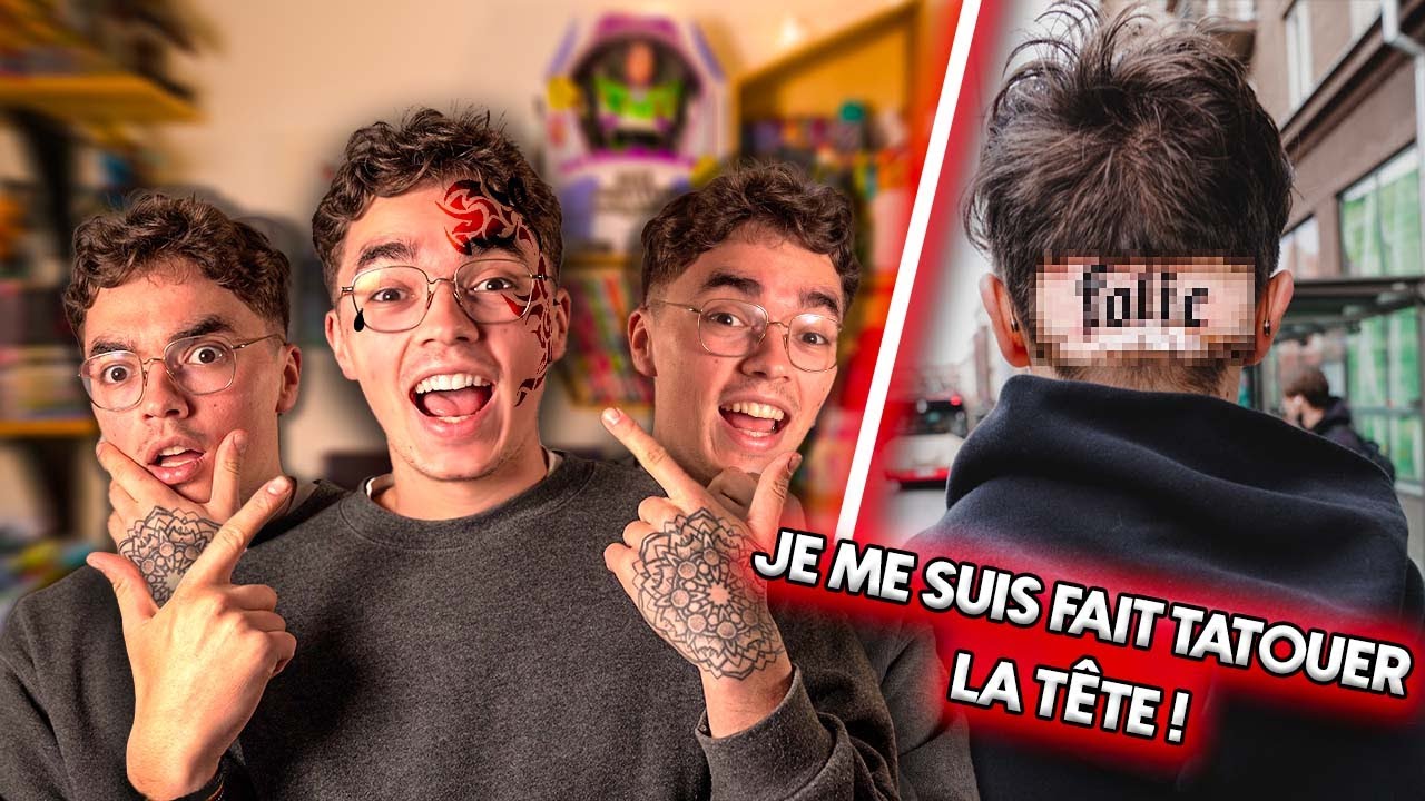 MON PREMIER TATOUAGE A LA TÊTE ! ( Vlog Lituanie 3/4)