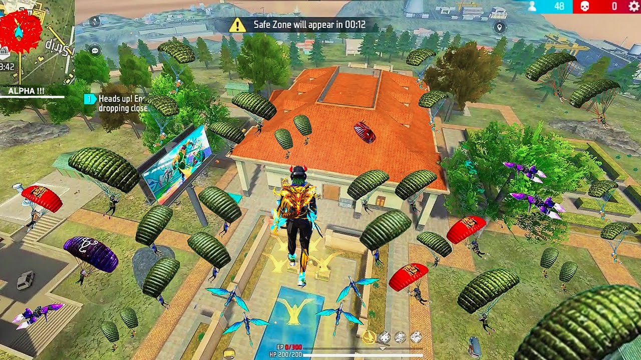27 kills 💪 AUG+P90 99% Headshot Rate ⚡| Solo Vs Squad🪂[ Full Gameplay ] Intel i5 💻 FreeFire 4K