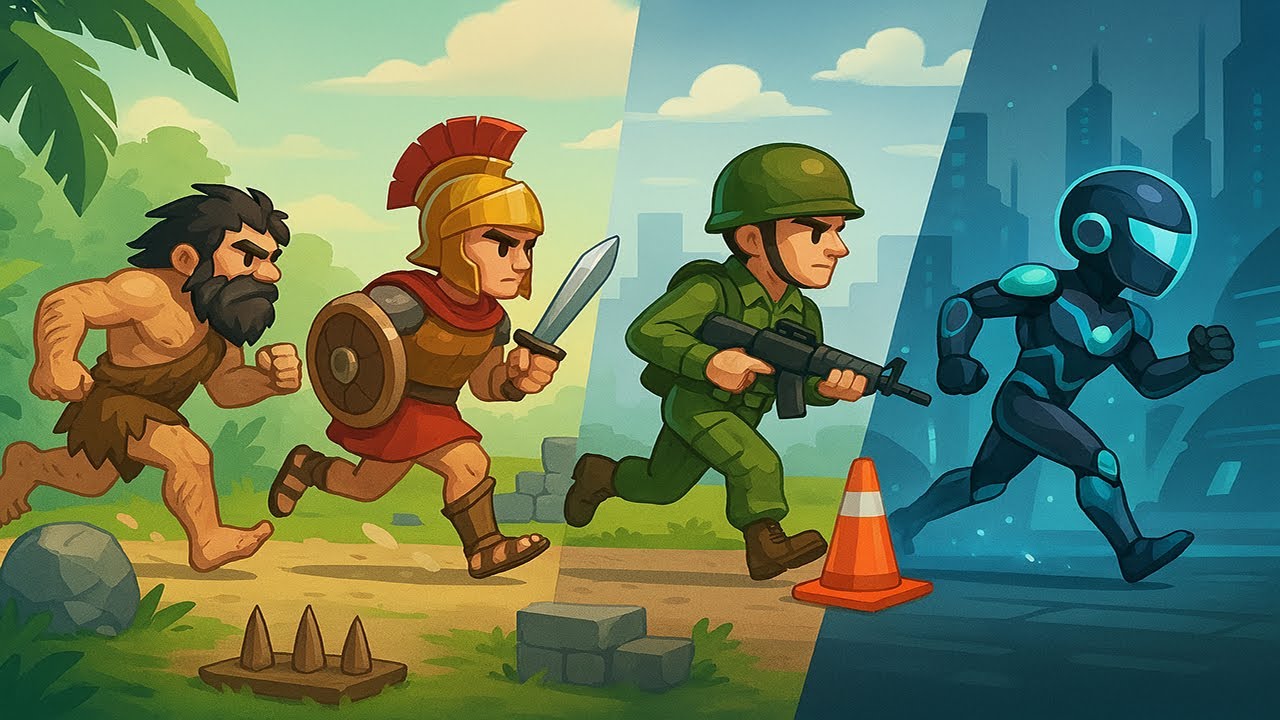 Age Evolution Run – Sprint Through Time! | Epic Runner Game Trailer - EP 18