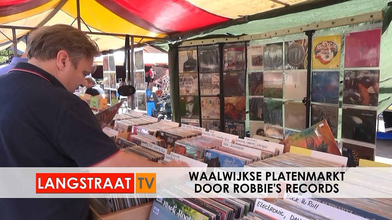 Waalwijkse Platenmarkt 2025 door Robbie's Records - Langstraat TV