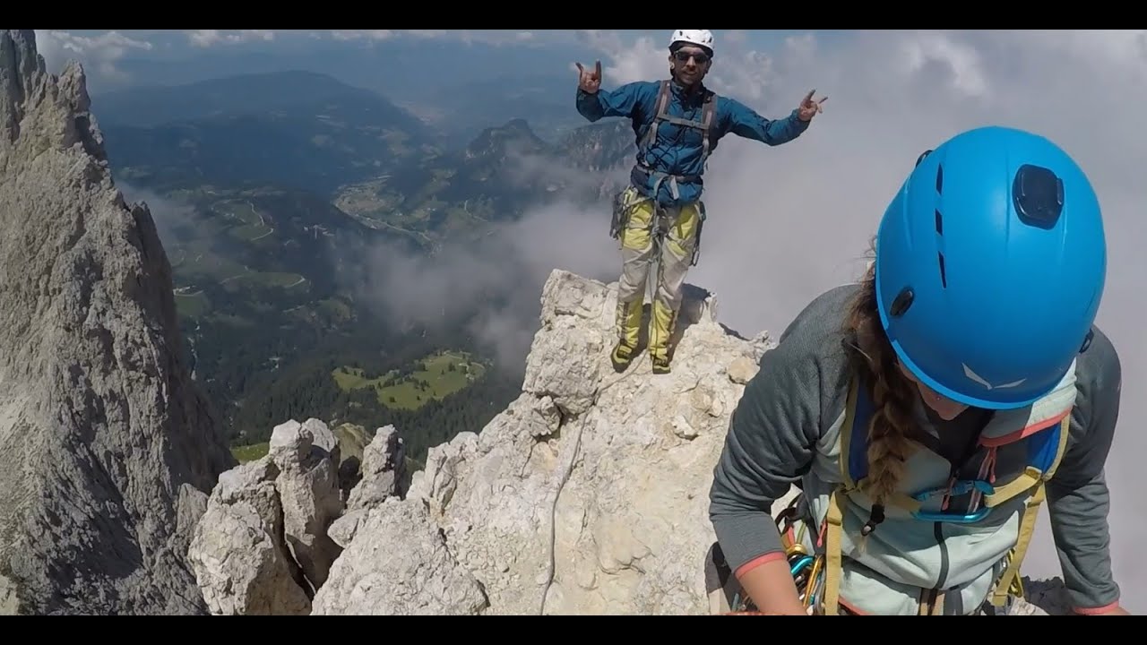 Via Alpinistica Spigolo Piaz - Torre Delago - Catinaccio