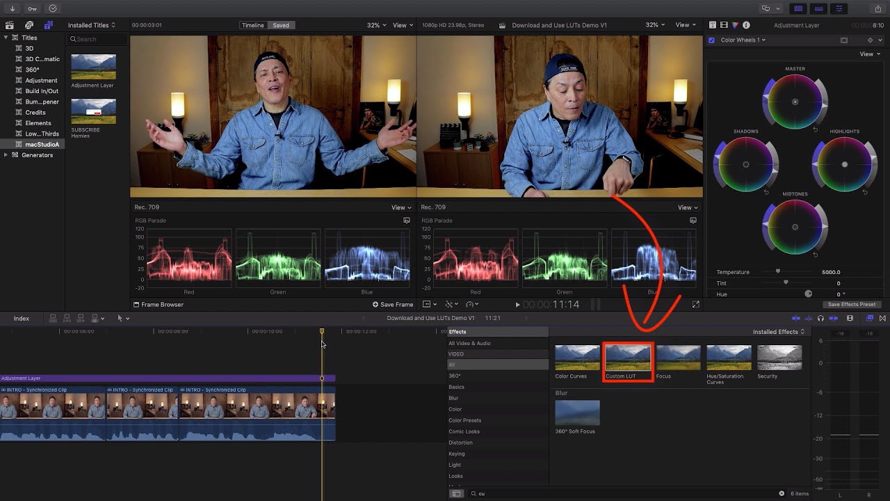 How To Use LUTs in Final Cut Pro X