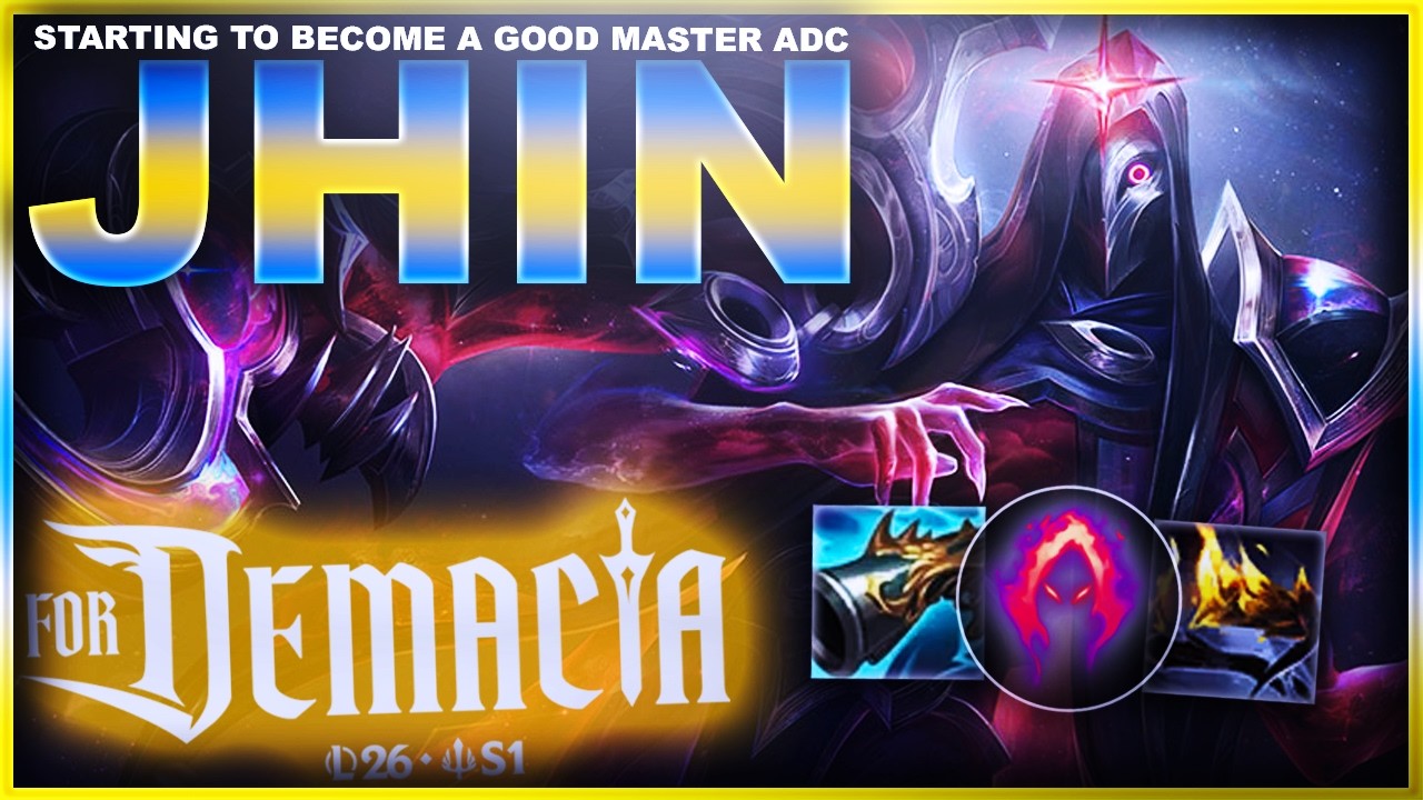 I'M STARTING TO BECOME A GOOD MASTER ADC PLAYER WITH JHIN?