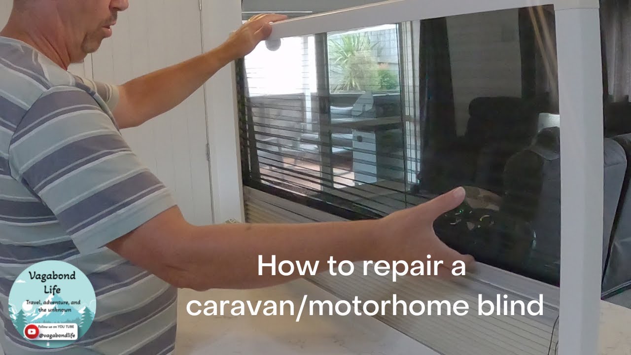 How to repair a caravan motorhome blind