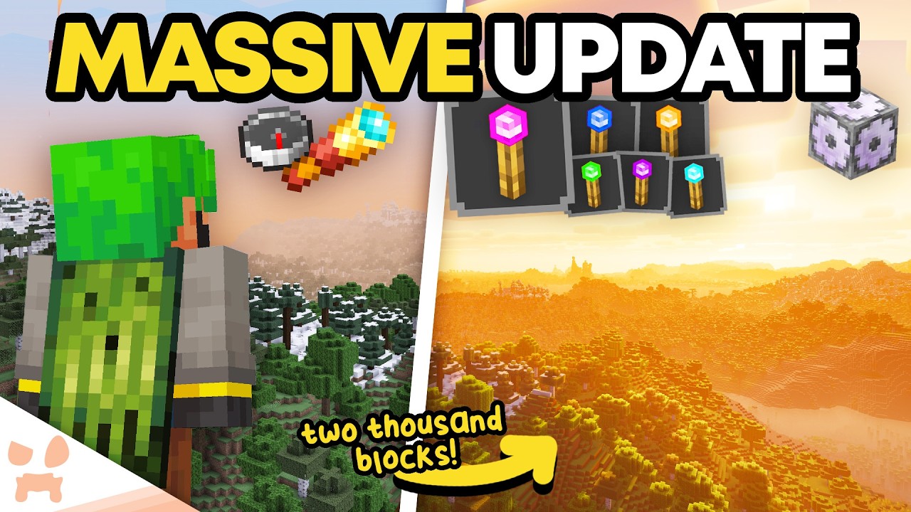MINECRAFT SUMMER UPDATE ANNOUNCED: DISTANT HORIZONS, COLORFUL LIGHTS + MORE?!