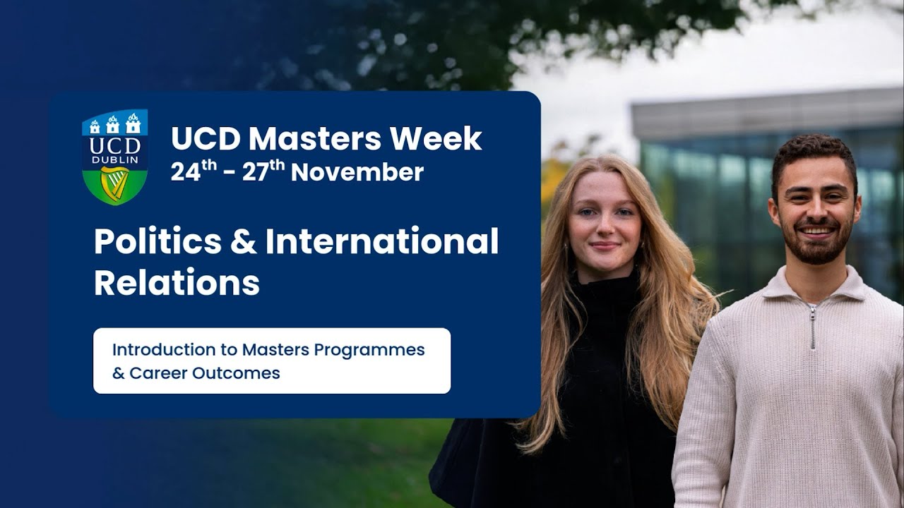 2025 Masters Week Webinars - Politics and International Relations