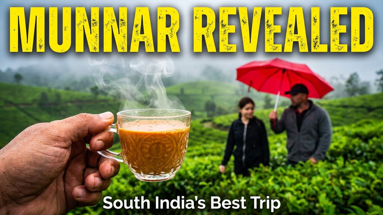 First Time in Munnar Hill Station in Kerala | Tea Garden Plantation Experience