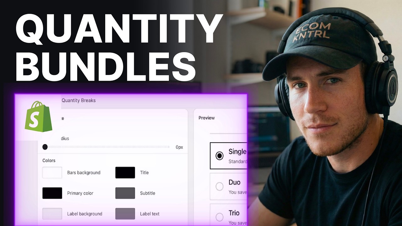 How to Add Product Quantity Breaks and Quantity Bundles on Shopify (2026) | Volume Discount Setup
