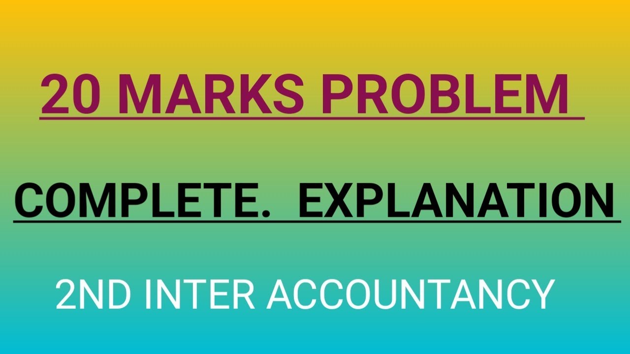 Partnership accounts | admission of a partner | complete Explanation | AP 2nd inter