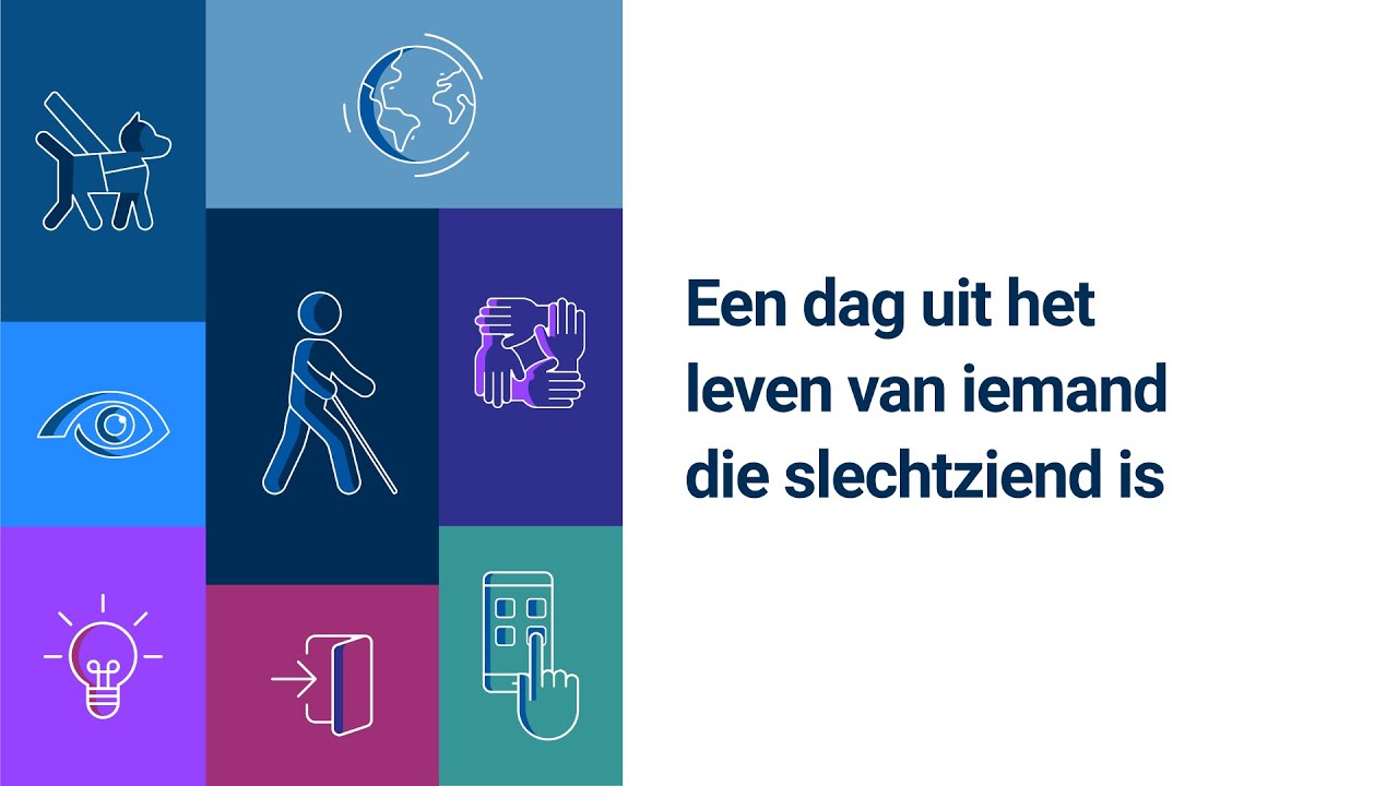 Een dag uit het leven van iemand die slechtziend of blind is