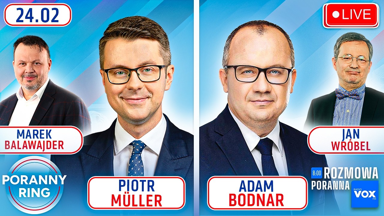 🔴 PORANNY RING 7:30 - PIOTR MÜLLER, ADAM BODNAR