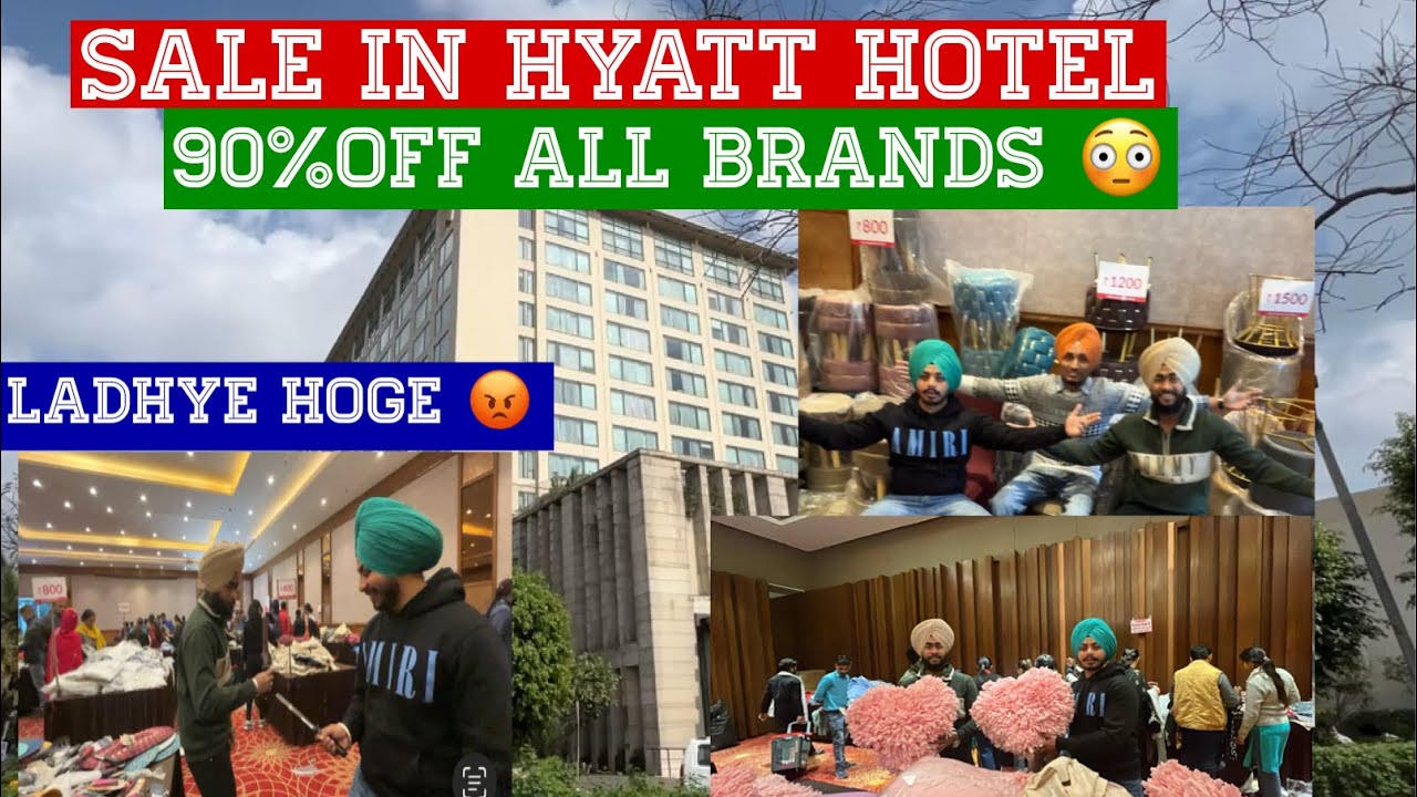 Biggest sale Hyatt regency in Amritsar ! 100,150 me 😳😎