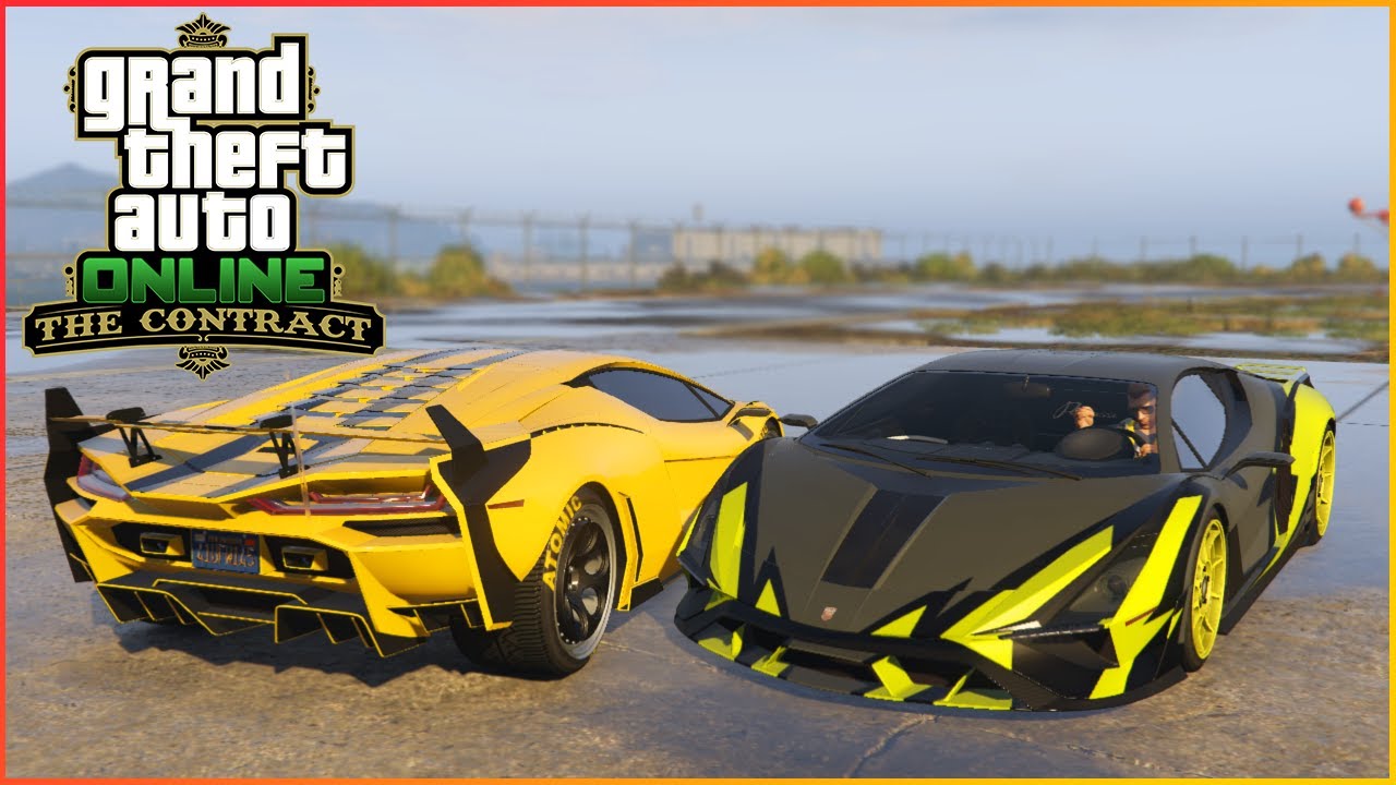 DEZE NIEUWE LAMBO IS ZO VET! - GTA V The Contract Update