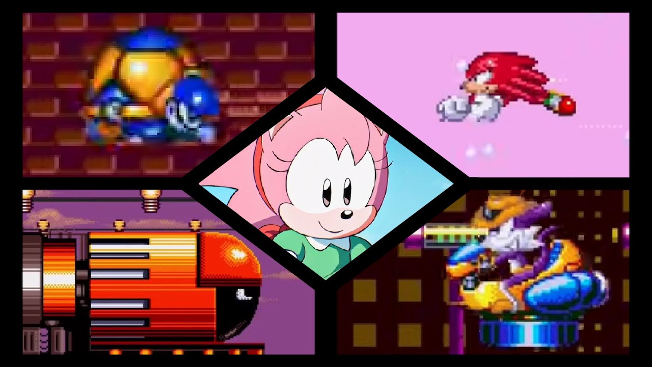 Sonic Triple Trouble 16-Bit All Bosses (Amy)